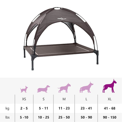 Cama para Cachorro Castanho xl Aço