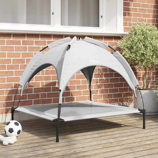 Cama para Cachorro Cinza Prateado l Aço