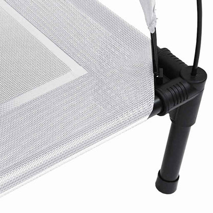 Cama para Cachorro Cinza Prateado xl Aço