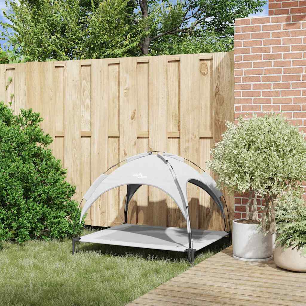 Cama para Cachorro Cinza Prateado xl Aço
