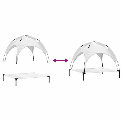 Cama para Cachorro Cinza Prateado xl Aço
