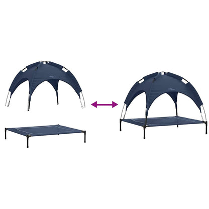 Cama para Cachorro Azul Marinho xl Aço
