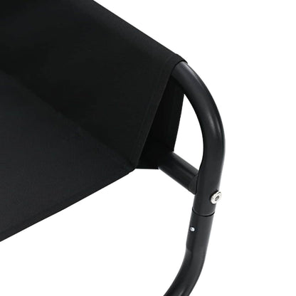 Cama para Cachorro Preto ML Tecido Oxford e Aço