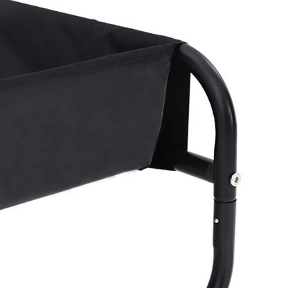 Cama para Cachorro Preto ML Tecido Oxford e Aço