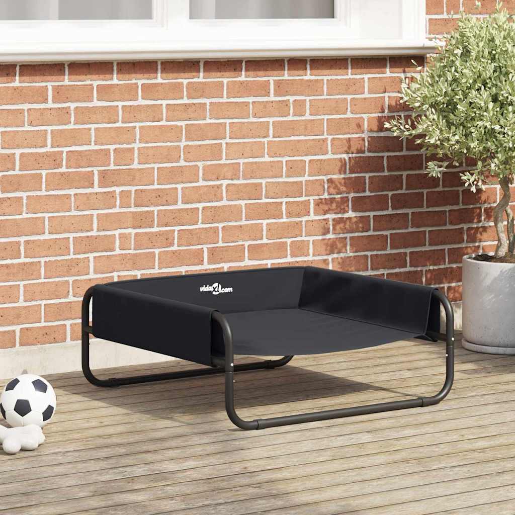 Cama para Cachorro Preto ML Tecido Oxford e Aço