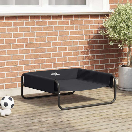 Cama para Cachorro Preto ML Tecido Oxford e Aço