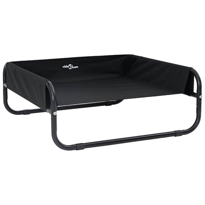 Cama para Cachorro Preto ML Tecido Oxford e Aço