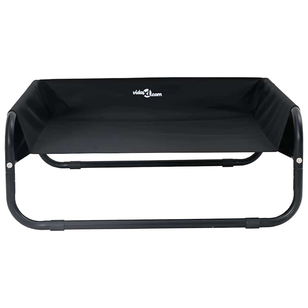 Cama para Cachorro Preto ML Tecido Oxford e Aço