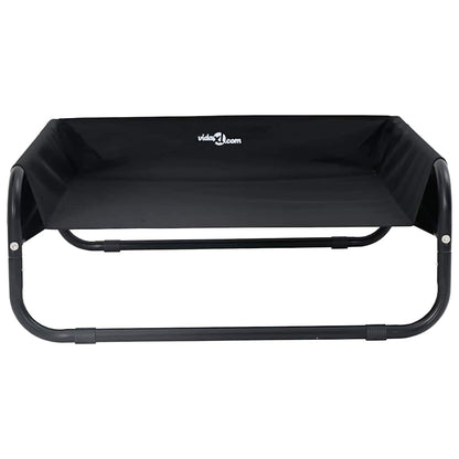 Cama para Cachorro Preto ML Tecido Oxford e Aço