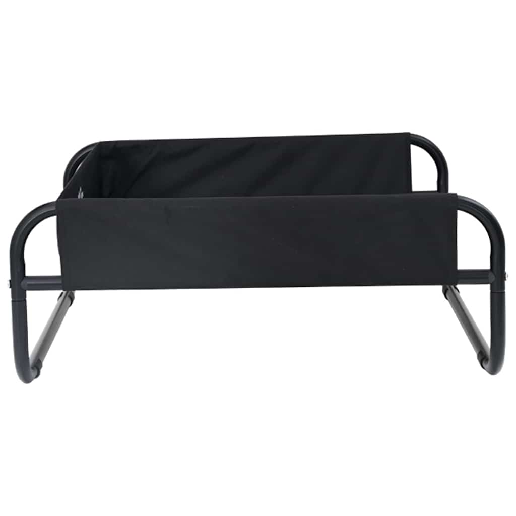 Cama para Cachorro Preto ML Tecido Oxford e Aço
