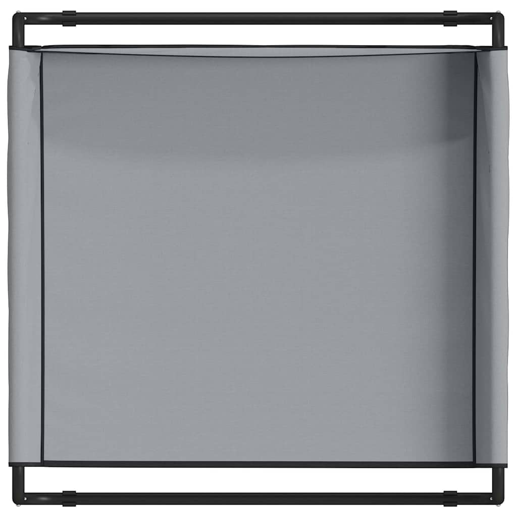Cama para Cachorro Cinzento-claro s Tecido Oxford e Aço