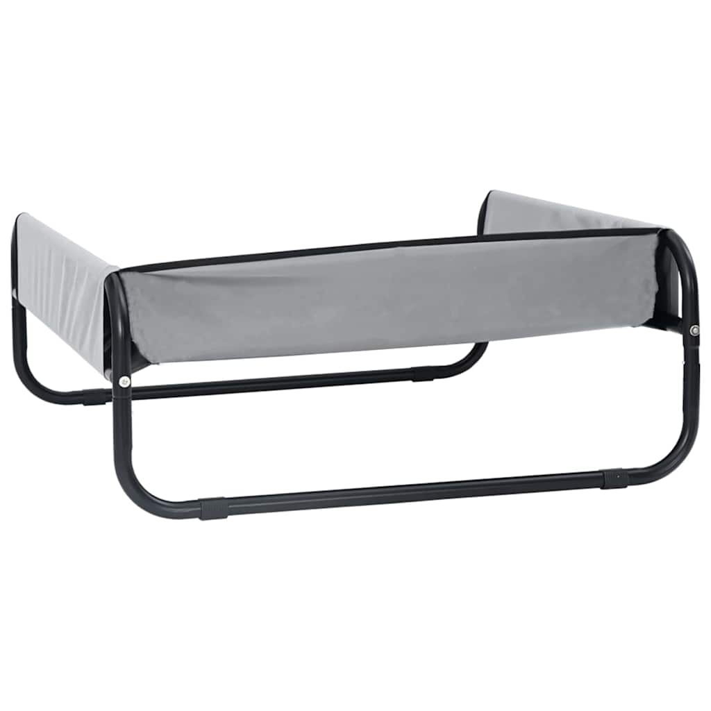 Cama para Cachorro Cinzento-claro ML Tecido Oxford e Aço