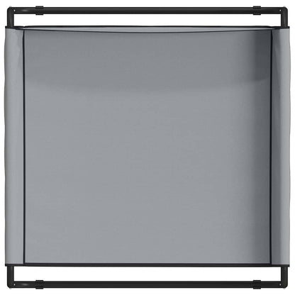 Cama para Cachorro Cinzento-claro ML Tecido Oxford e Aço