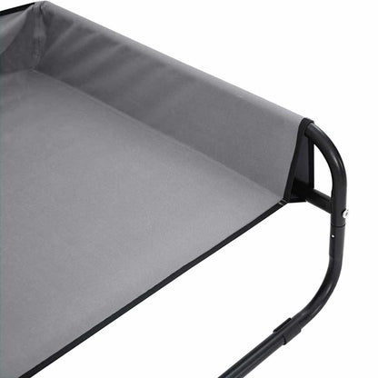 Cama para Cachorro Cinzento-claro l Tecido Oxford e Aço