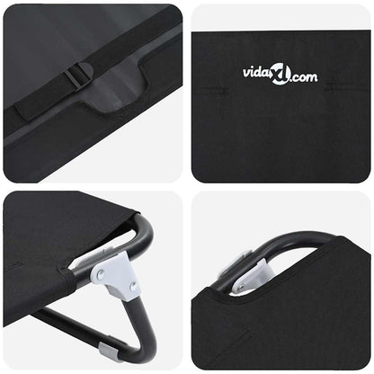Cama para Cachorro Preto ML Tecido Oxford e Aço