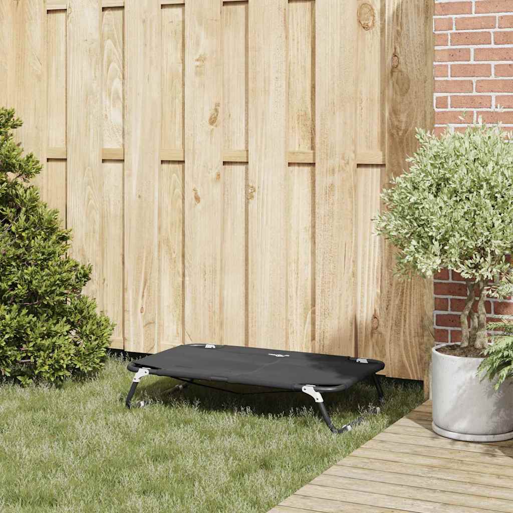 Cama para Cachorro Preto ML Tecido Oxford e Aço