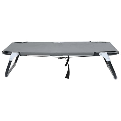 Cama para Cachorro Cinzento-claro s Tecido Oxford e Aço