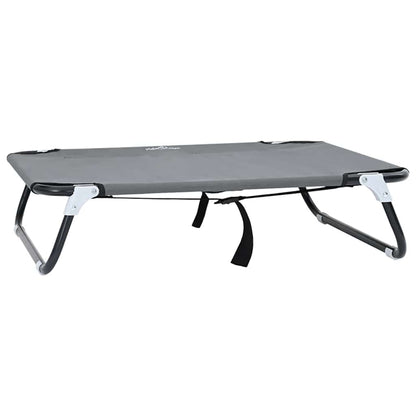 Cama para Cachorro Cinzento-claro m Tecido Oxford e Aço