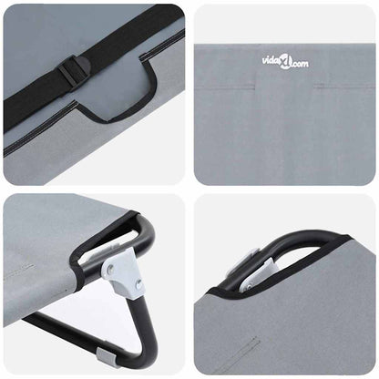 Cama para Cachorro Cinzento-claro 90 x 55 x 18 cm