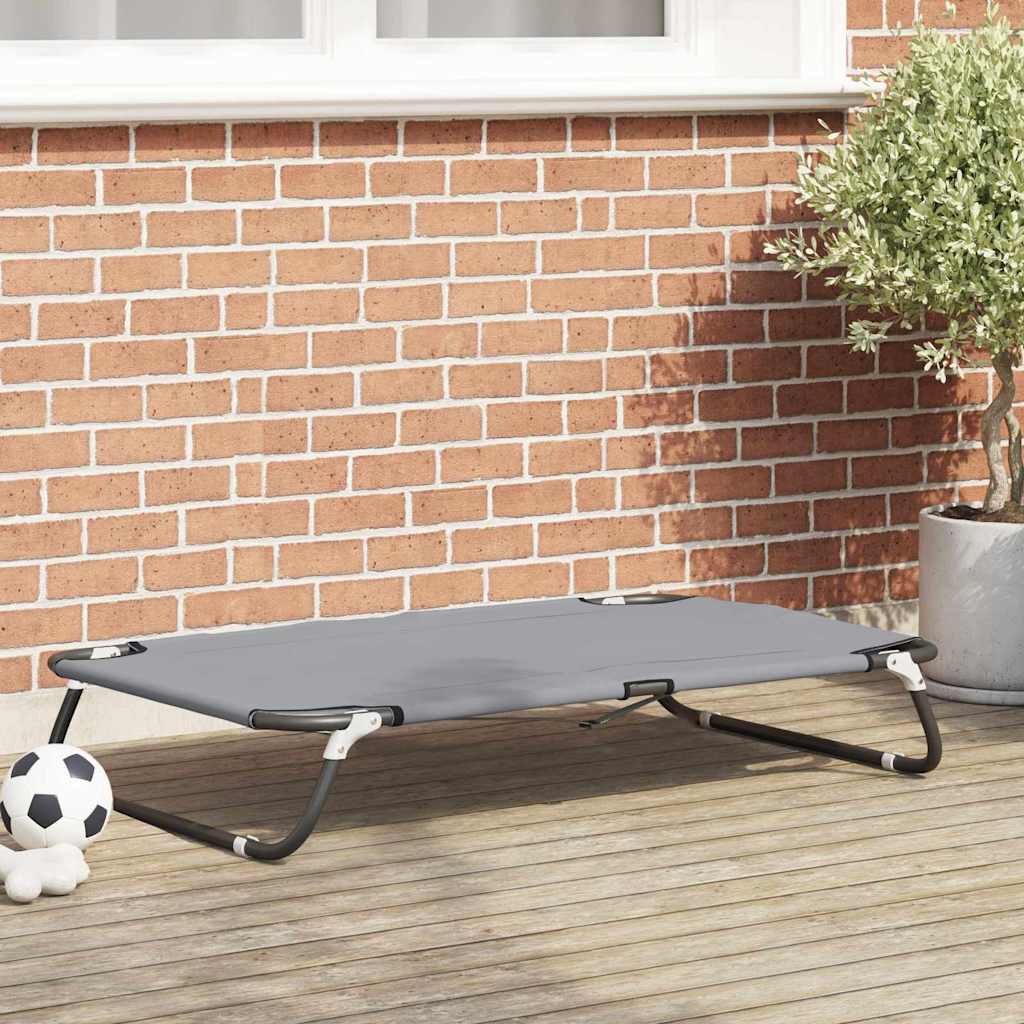 Cama para Cachorro Cinzento-claro 105 x 65 x 18 cm