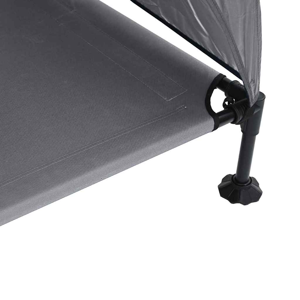 Cama Elevada para Cachorro Cinzento-claro 127 x 81 x 108 cm