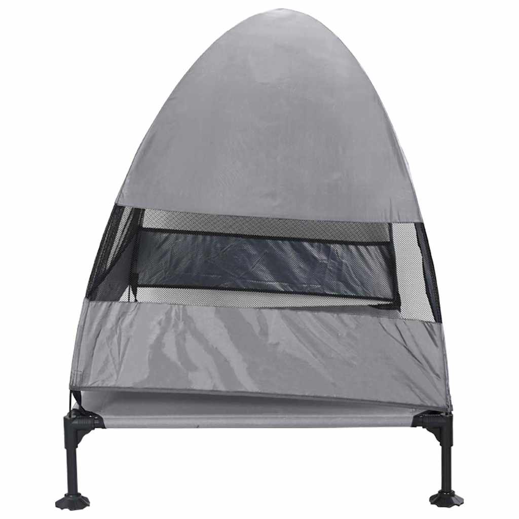 Cama Elevada para Cachorro Cinzento-claro 127 x 81 x 108 cm