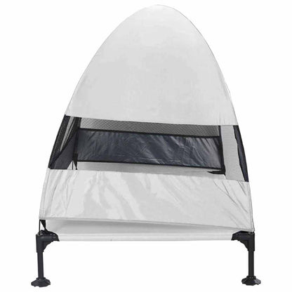 Cama Elevada para Cachorro Manual Cinza Prata 127 x 81 x 108 cm