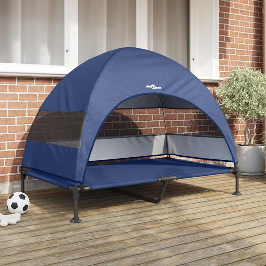 Cama Elevada para Cachorro Azul-marinho 127 x 81 x 108 cm