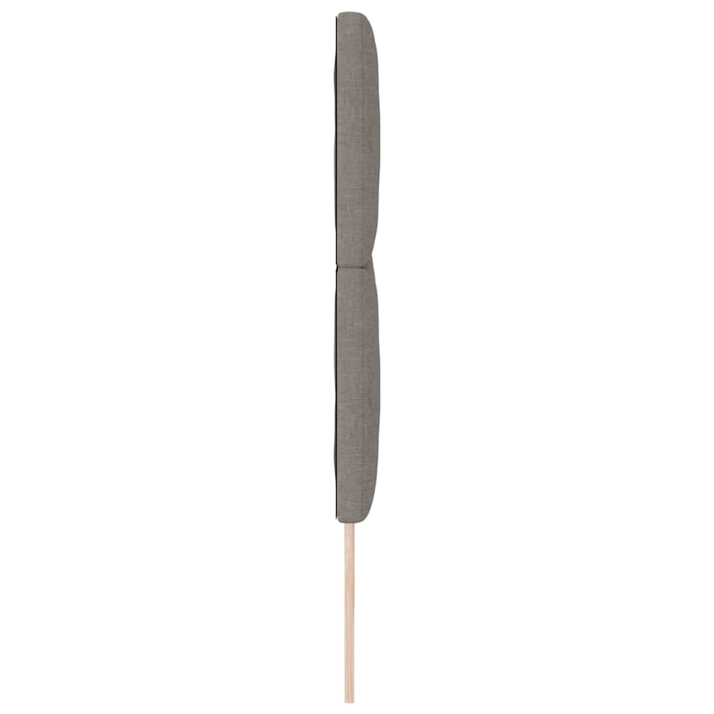 Cabeceira Cinzento-acastanhado 200 cm Couro Sintético