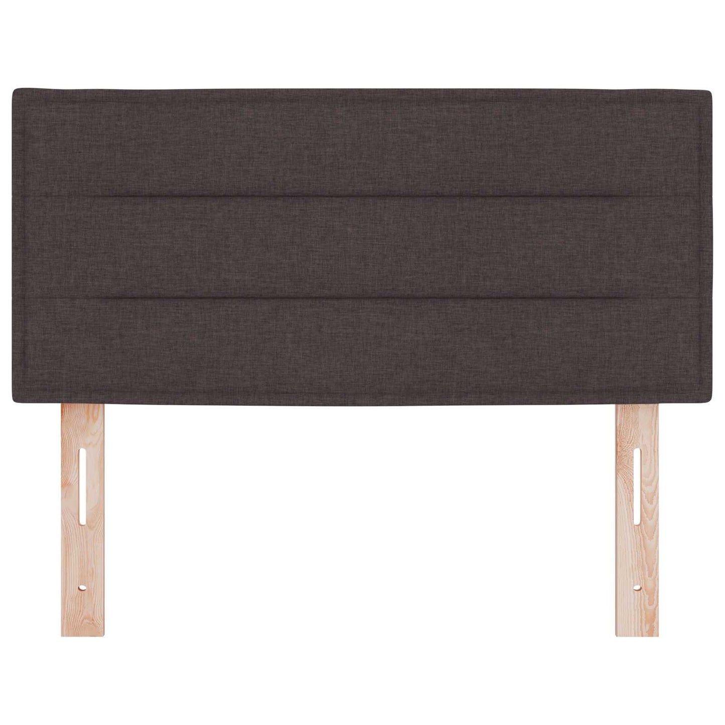 Cabeceira LED com cabeceira Marrom Escuro 80 cm Poliéster