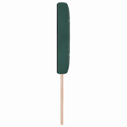 Cabeceira LED com cabeceira Verde Escuro 144 cm Poliéster