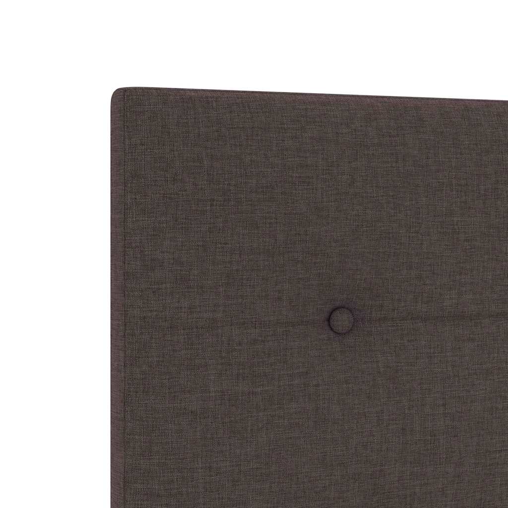 Cabeceira LED com cabeceira Marrom Escuro 90 cm Poliéster