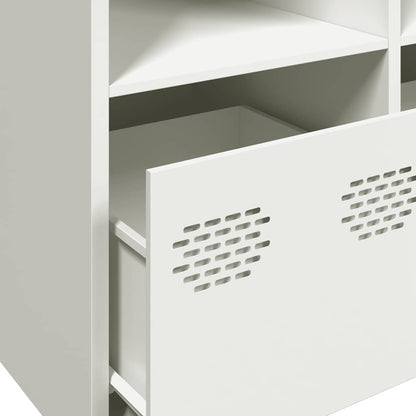 Aparador 135x39x73,5 cm aço laminado a frio branco