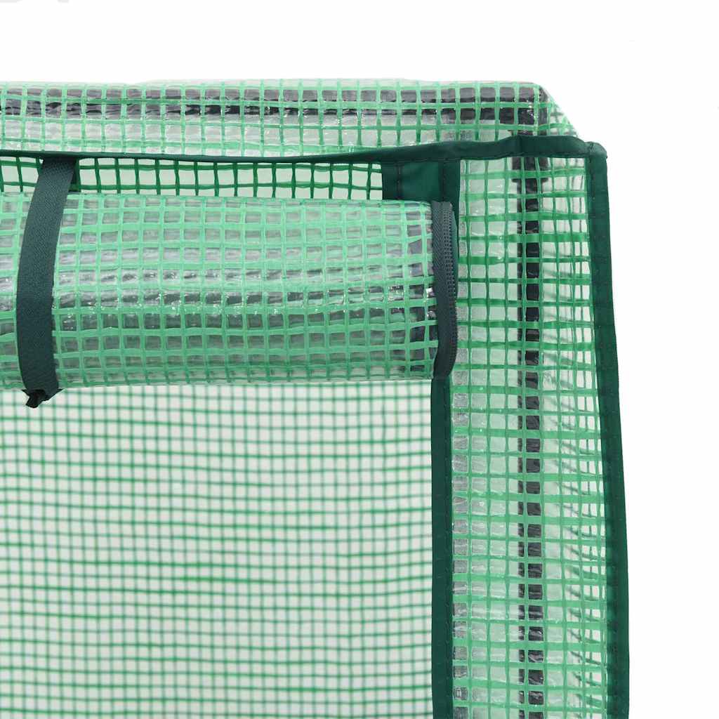 Canteiro elevado com cobertura para estufa, estilo rattan, 120x40x123 cm