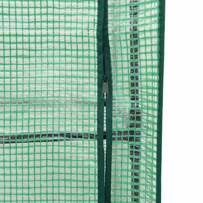 Canteiro elevado com cobertura para estufa, estilo rattan, 160x40x123 cm