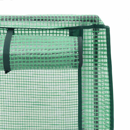 Canteiro elevado com cobertura para estufa, estilo rattan, 160x40x123 cm