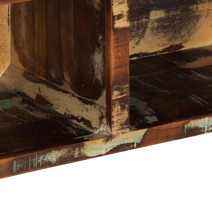 Móvel TV multicor 80x30x25 cm madeira maciça recuperada