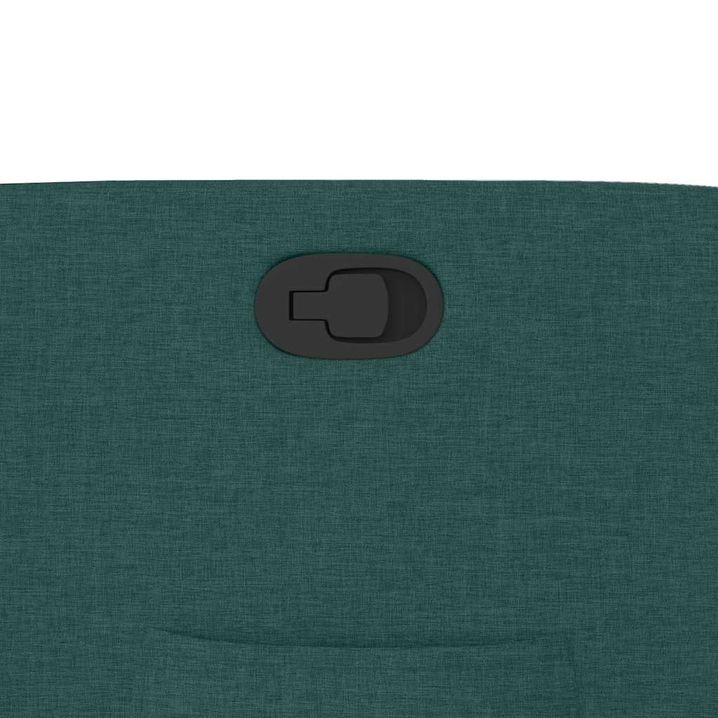 Poltrona reclinável tecido verde-escuro