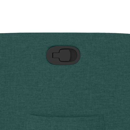 Poltrona reclinável tecido verde-escuro