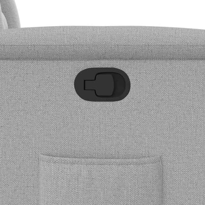 Cadeira reclinável tecido cinzento nuvem