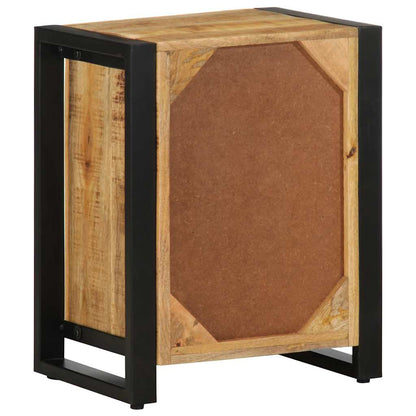 Mesa de cabeceira 40x30x50 cm madeira maciça manga áspera