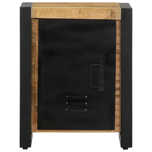 Mesa de cabeceira 40x30x51 cm madeira maciça manga áspera