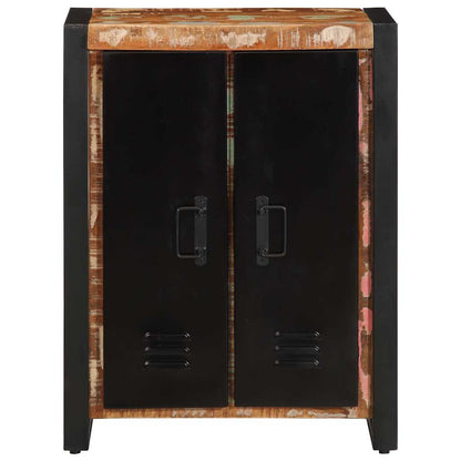 Aparador multicor 55x35x70 cm madeira maciça recuperada