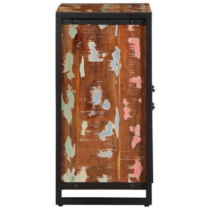 Aparador multicor 55x35x70 cm madeira maciça recuperada