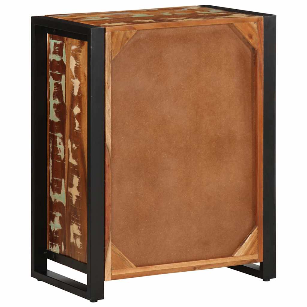 Aparador multicor 55x35x70 cm madeira maciça recuperada