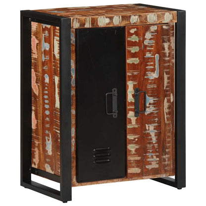 Aparador multicor 55x35x70 cm madeira maciça recuperada