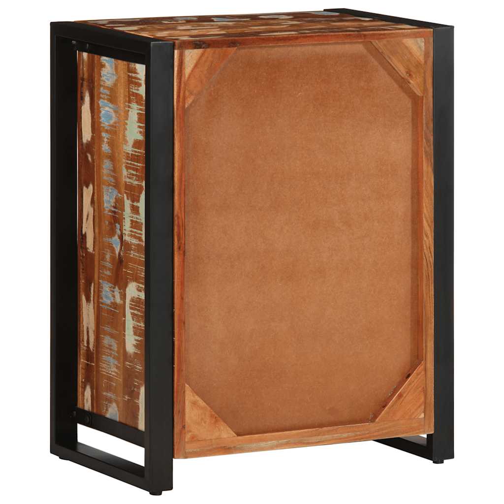 Aparador multicor 55x35x70 cm madeira maciça recuperada