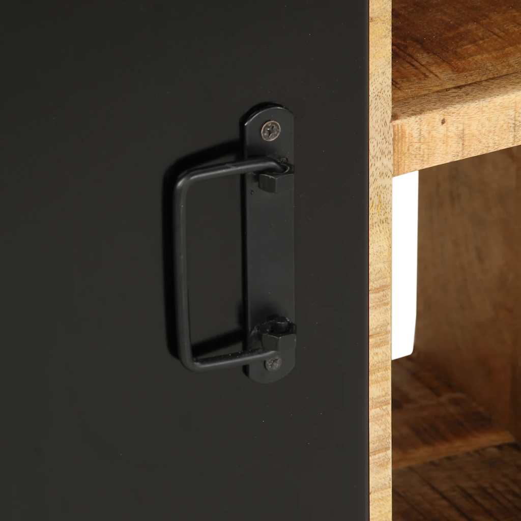 Aparador 55x35x70 cm madeira de mangueira áspera maciça