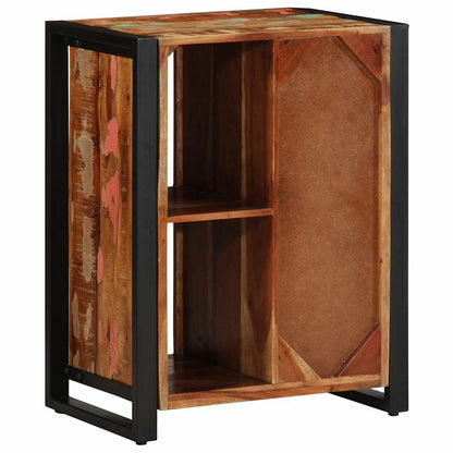 Aparador multicor 55x35x70 cm madeira maciça recuperada