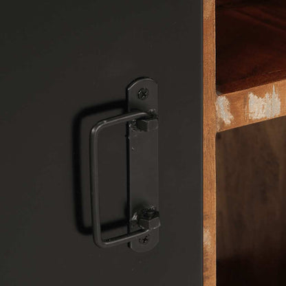 Aparador multicor 55x35x70 cm madeira maciça recuperada